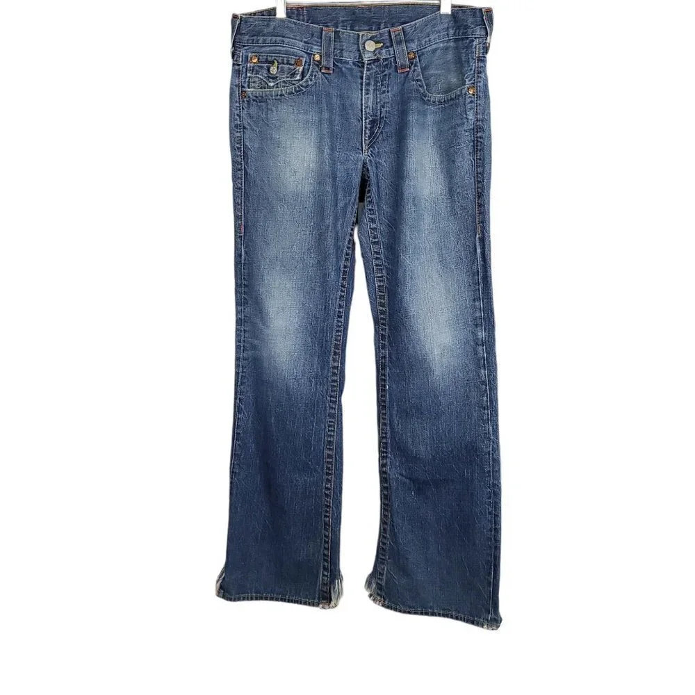 True Religion World Tour Billy Straight Leg Jeans